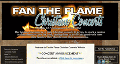 Desktop Screenshot of fantheflamechristianconcerts.org