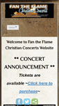 Mobile Screenshot of fantheflamechristianconcerts.org